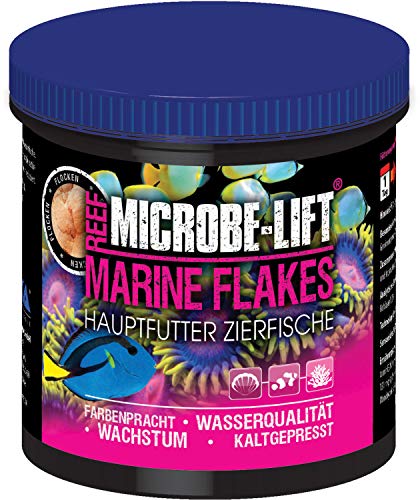 MICROBE-LIFT Marine Flakes - alimento completo para todos los peces de cualquier acuario marino 250ml / 30g