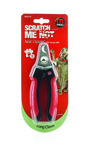Mikki Cortaúñas para Perros, Gatos y uñas, Recortes, Tijeras para Aseo – para Razas Grandes de Mascotas – Grande
