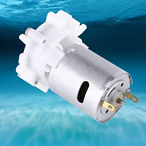Mini bomba, bomba de engranajes autocebante DC 3-12v con motor Rs-360sh, para acuario, tanques de peces, bonsái, rocalla, sistema de refrigeración por agua para computadora portátil o muchos experimen