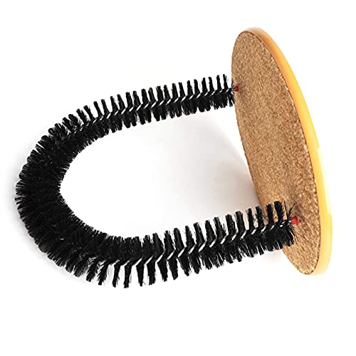 Misis Arco Rascador para Gatos Masajeador De Gatitos Y Arco para Rascar para Mascotas Autoaseo con Almohadilla para Rascar En La Parte Inferior Gatos Y Gatitos Juguetones Intelligent