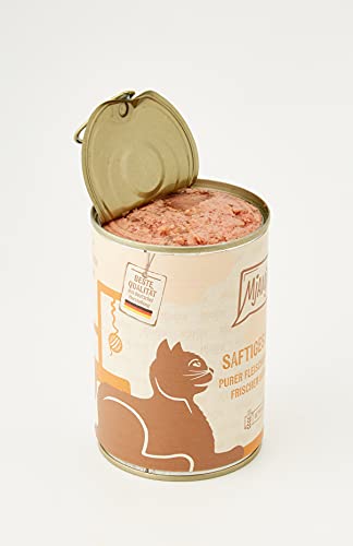 MjAMjAM Natural Wet Cat Food Pienso Acuoso para Gatos, 400 G, 2400