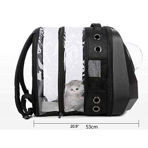 Mochila Perro Mochila Gato Portador del animal doméstico, viaje del perro de perrito del gato del animal doméstico que va de excursión el morral del portador impermeable de lados suaves Bolso Mochila