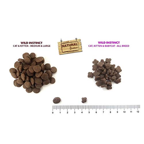 Natural Greatness - Pienso para Gatos Natural Sin Cereales Wild Instinct Gatitos y Adultos con Malta para prevenir Bolas de Pelo Saco 6kg | ANIMALUJOS