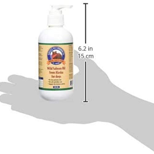 Natural Greatness Suplemento de Aceite de salmón Grizzly para Perro y Gato - Natural - Omega 3 y 6 | ANIMALUJOS (250 ml)