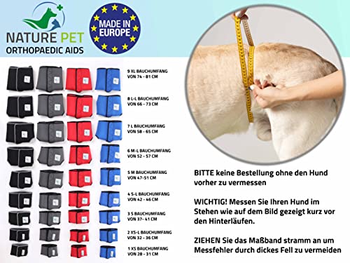 NATURE PET Pantalones de pañales con calor para perros en temporada/pantalones de incontinencia para perros, pantalones protectores para perros (XL)