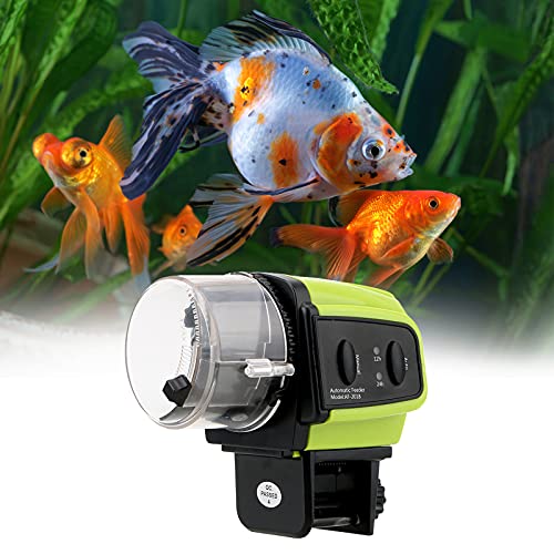 NC Alimentador automático de pescado,Dispensador de alimentos de pescado,Herramientas de alimentación de peces portátiles inteligentes,Alimentación de alimentos de acuario casero