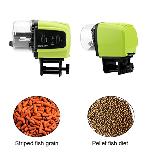 NC Alimentador automático de pescado,Dispensador de alimentos de pescado,Herramientas de alimentación de peces portátiles inteligentes,Alimentación de alimentos de acuario casero