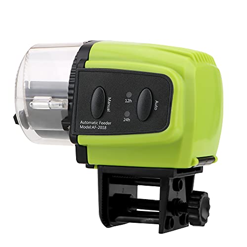 NC Alimentador automático de pescado,Dispensador de alimentos de pescado,Herramientas de alimentación de peces portátiles inteligentes,Alimentación de alimentos de acuario casero