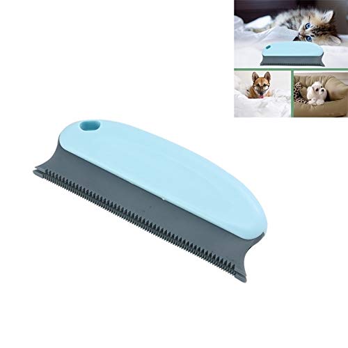 NCCZ Limpiador de cepillos de Limpieza de Cabello for Perros Mascotas Multifuncional, Herramienta de Limpieza de Cabello Mascota (Color : Light Blue)