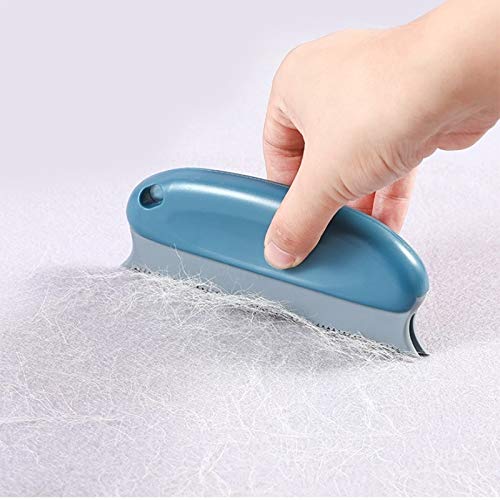 NCCZ Limpiador de cepillos de Limpieza de Cabello for Perros Mascotas Multifuncional, Herramienta de Limpieza de Cabello Mascota (Color : Light Blue)