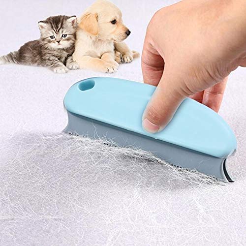 NCCZ Limpiador de cepillos de Limpieza de Cabello for Perros Mascotas Multifuncional, Herramienta de Limpieza de Cabello Mascota (Color : Light Blue)
