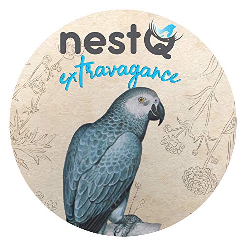 nestQ Mixtura para Loros Grandes Comida con Frutas y Semillas para Yacos Guacamayos Cotorras Loro 1800 Gramos