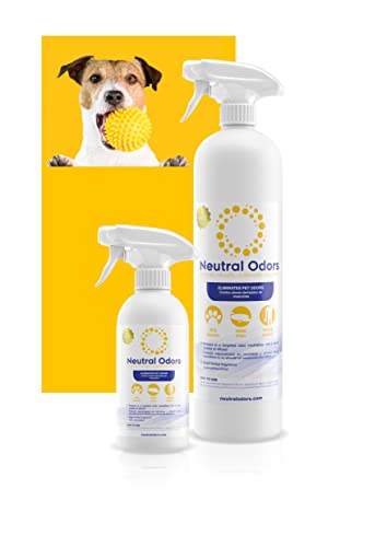NEUTRAL ODORS - Eliminador de Olores de Mascotas (suelos, alfombras, cajas de arena, etc.) -250ml