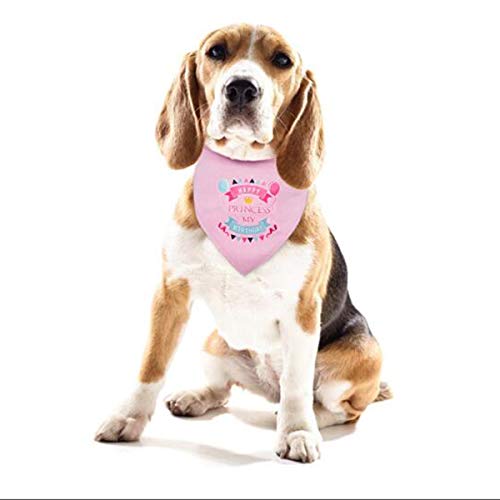 Nicoone Baberos bandana para perro, 1 pieza lavable, bufanda de cabeza triangular, pañuelo para perrito, accesorios para mascotas, gatos, cachorros, fiesta de cumpleaños