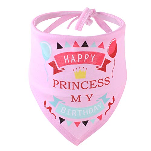 Nicoone Baberos bandana para perro, 1 pieza lavable, bufanda de cabeza triangular, pañuelo para perrito, accesorios para mascotas, gatos, cachorros, fiesta de cumpleaños