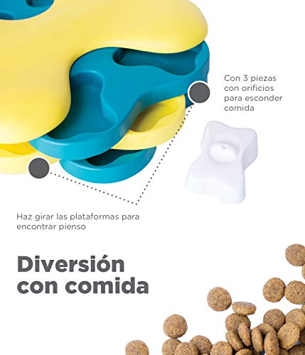 Nina Ottosson por Outward Hound Dog Tornado - Dispensador interactivo de recompensas - Rompecabezas para perros