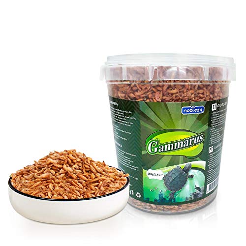 Nobleza Alimento para Tortugas y Tortugas de Agua elaborado con langostinos de río Naturales 160g / 1500ml
