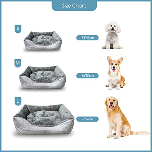 Nobleza Cama Perros, Sofá para Perro y Gato, Cesta Comoda para Perros, Cojín de Mascotas, Grandes, 66 * 52cm