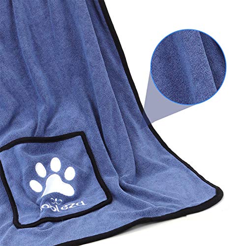 Nobleza - Toalla para Perros Toallas Baño para Mascotas 106 * 66cm Grande Toalla del Mascotas Microfibra para Secar Mascotas