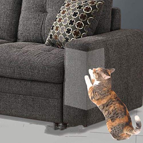 N/S 47 cm x 15 cm, lámina adhesiva de protección contra arañazos para muebles, lámina antiarañazos para sofá, puerta o pared (2 unidades)