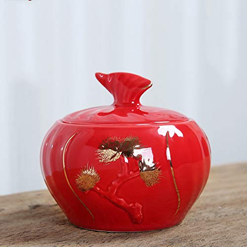 OLLY-Urns Urnas funerarias for niños Humana Cenizas Gato del Perro del entierro de cerámica Memorial Ash Recuerdo, for Siempre Caja de Memoria 11/13