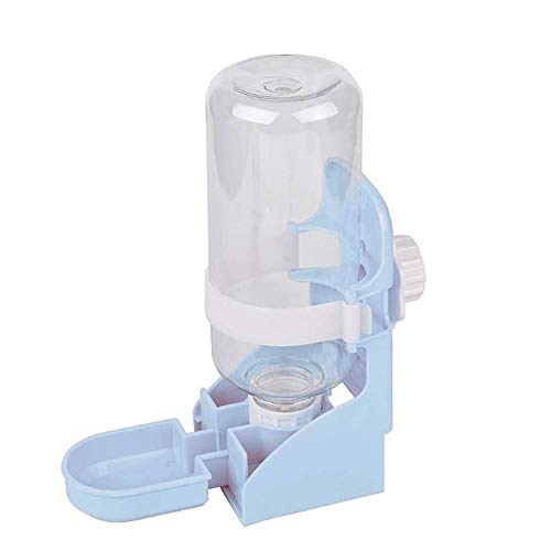 Oncpcare Alimentador de agua de conejo de 17 onzas, dispensador de agua suspendido de jaula para mascotas, cuenco automático de botella de agua pequeño para conejito Chinchilla erizo hámster