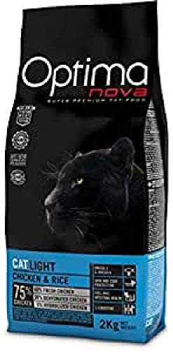 Optima nova - Pienso para Gatos Adultos ã“ptima Nova Light Pollo y arroz