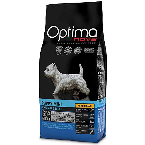 Optima nova - Pienso para Perros Cachorros Mini ã“ptima Nova Pollo y arroz 2 kg
