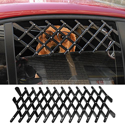 ORETG45 - Protector de ventana para coche para mascotas, para coche, rejilla de ventilación, rejilla de seguridad, para ventana de perro