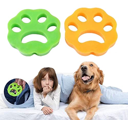 Ousyaah 4 Pcs Depiladora para Mascotas, Bola De Limpieza De Ropa, Filtros de Pelusa para Lavadora, Reutilizables Lavandería Mascota Removedor para Pelo de Perros, Pieles de Gatos, Todas Las Mascotas