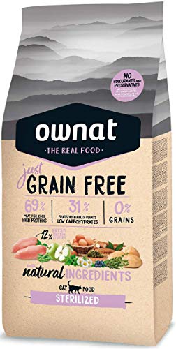 Ownat Alimento seco para Gatos esterilizados – 3 kg