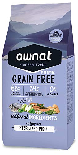 Ownat Gato Prime Grain Free sterilized Fish (3kg)