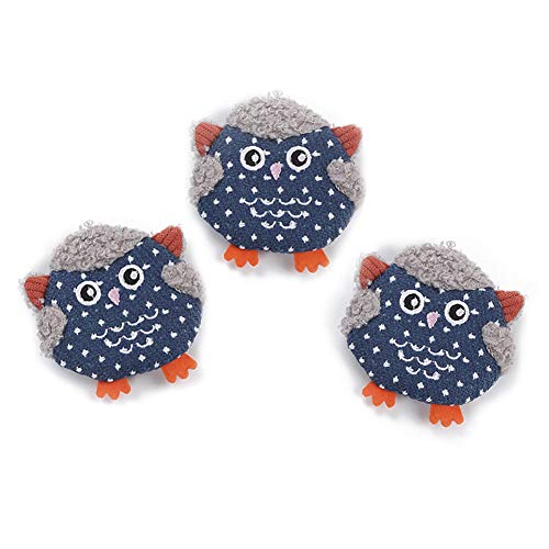 PAPABA Gatos para Mascotas Gatito Lindo búho en Forma de Felpa muñeca mordida de Hierba gatera-Interactiva Búho