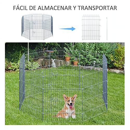 Parque para Cachorros Valla para Cachorros Animales Rejilla Medidas 63 x 91 CM