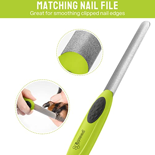 Pecute Cortauñas para Perros Profesional Cortauñas de uñas para Gatos Conejo Animal Mascota Cortador de Acero Inoxidable con Protector de Seguridad