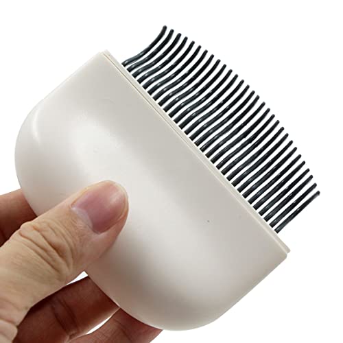 Peine de gato para eliminar el pelo volador – Cepillo para eliminar la caspa de gatos largos y cortos, ragdoll, peine de masaje, cepillo masajeador denso, limpieza de dientes, pelaje suelto