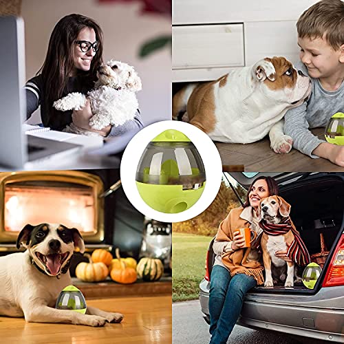 Pelota Dispensador de Alimentos para Perros, Juguete Interactivo y estimulación Mental, comedero Lento de Comida para Mascotas, Mejora alimentación con diversión para Perros pequeños y medianos