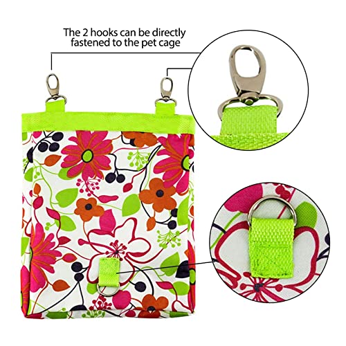 Perfecto Bolso de heno Pantera de alimentación del alimentador de la bolsa de alimentación Contenedor de dispensador de alimentación for conejo Guinea Conejillo Pequeños animales Suministros for masco
