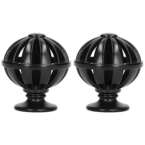 Perilla de Armario de 2 Juegos, Perilla de Cajón de Armario Hueco de Jaula de Pájaros Perilla de Armario de Aleación de Zinc Utilizada para Decorar Armarios, Tocadores,(366 jaula de pájaros-negro)