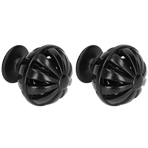 Perilla de Cajón, Perilla de Armario Exquisita Aleación de Zinc de Jaula de Pájaros de 2 Juegos para Oficina para Cocina para Baño(366 jaula de pájaros-negro)