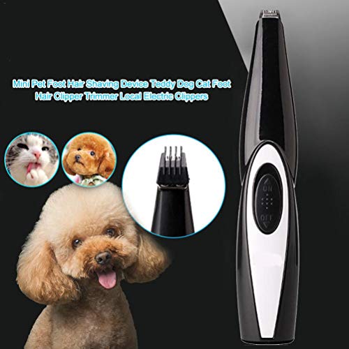 Perro del perro casero eléctrico recargable del condensador de ajuste del pelo del gato de bajo ruido y estética perro Clipper máquina de afeitar de la máquina Preparación del gato del animal doméstic