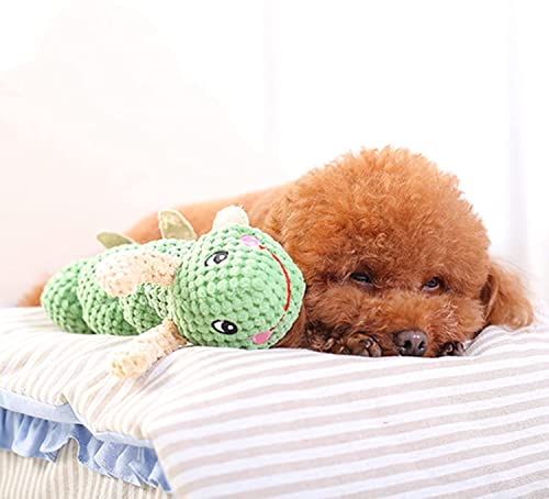 Perros de juguete duraderos y chirriantes, juguete para masticar, perros de razas pequeñas y medianas, almohadas para mascotas de 13 pulgadas con chirriante, juguetes intelectuales de descompresión