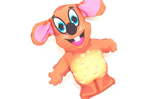 Pet Palace Cheesy Mouse, el alegre cheddar-caza super fuerte juguete de hierba gatera para gatos