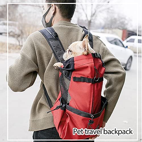 PETCUTE Mochila para Perros Bolsa transportin Perro Transpirable Transportar Perros Gatos Mascotas Mochila Portaperro Transportadoras Bolsa para Caminatas Portátil Viaje hasta 5kg