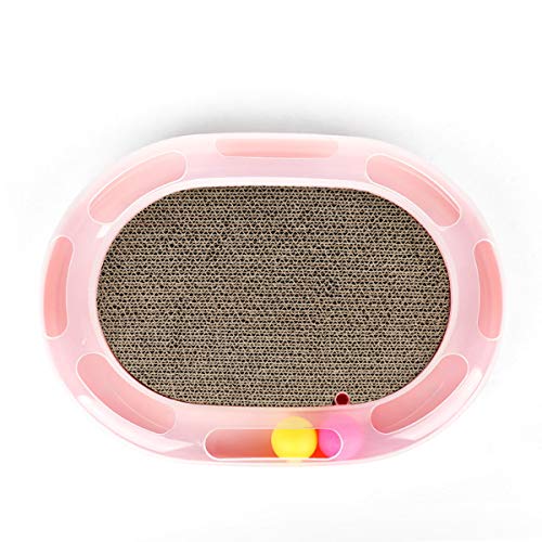 PETCUTE Rascador Gatos Juguetes para Gato Scratcher con ratón y Resorte arbol rascador Gatos