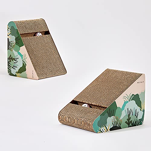 PETKIT Rascador para Gatos con campana, tipo escalera inclinada. Puede utilizarse como escalera para PURA X. 26*26*34,5cm.