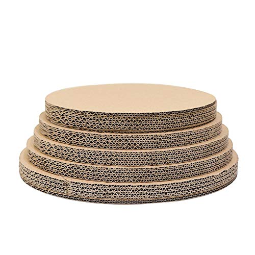 PetMeows Gran Espacio Tipo Cuenco rascador para Gatos Arena para Gatos Juguete rascador para Gatos Pulido Garra rascador para Gatos Alfombra de Juguete-Los 34 * 34 * 12cm