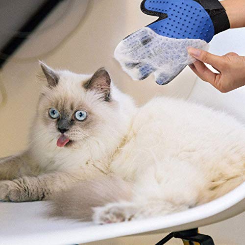Petper Guantes de Belleza de Mascota, Guantes de Baño, Limpiador de Pelo de Mascota