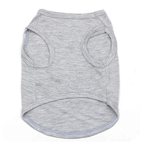 PetPhindU Mascota del Chaleco del Perro Camisa del Perro del Gato del Chaleco Sin Mangas del Chaleco del Suéter Fino Respirable Ligero De Ropa para Mascotas Amo A Mi Mamá