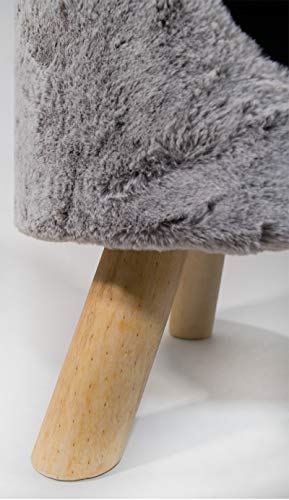 PetRebels Victoria de Luxe 45 - Árbol para Gato, Color Gris